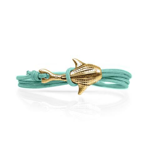 Jewelry - Whale Shark Bracelet - Bronze/Teal