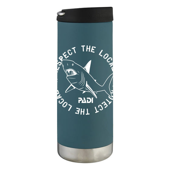 Limited Edition Shark Respect the Locals PADI X Klean Kanteen Wide Mouth Bottle